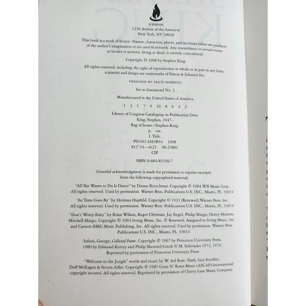 Lot of 4 Stephen King Hardcover Books Novels Bones Cell Dolores Claiborne - Picture 3 of 9